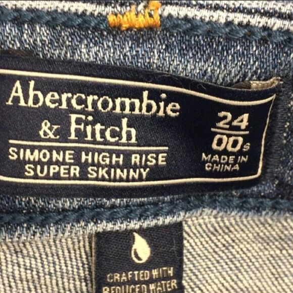 Distressed Ripped High Rise Super Skinny Jeans - 24short / 00short - Picture 3 of 5